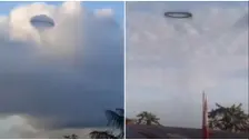 Un aro de color negro se avistó en el cielo y generó asombro en Iquitos [VIDEO]